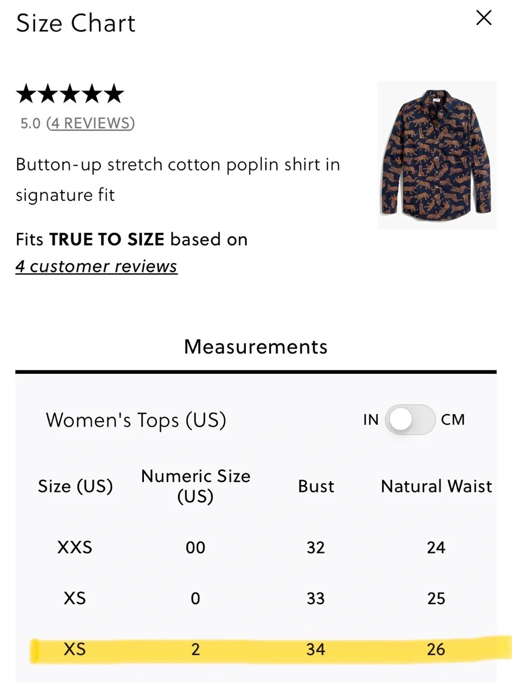J. Crew crew xs